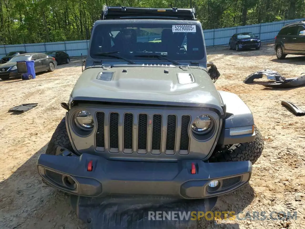 5 Photograph of a damaged car 1C4HJXFN9KW507281 JEEP WRANGLER 2019