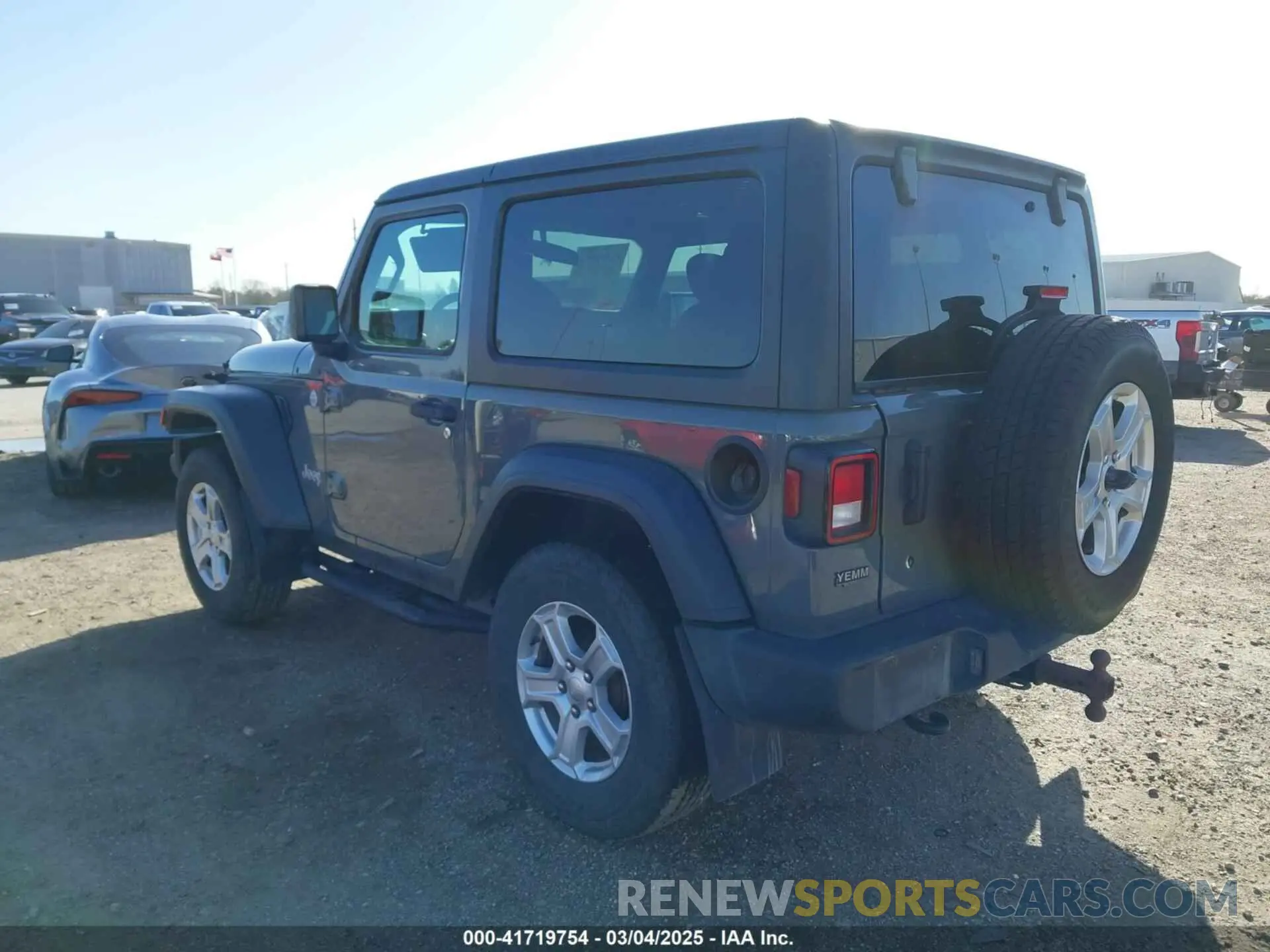 3 Photograph of a damaged car 1C4GJXAG4LW164787 JEEP WRANGLER 2020