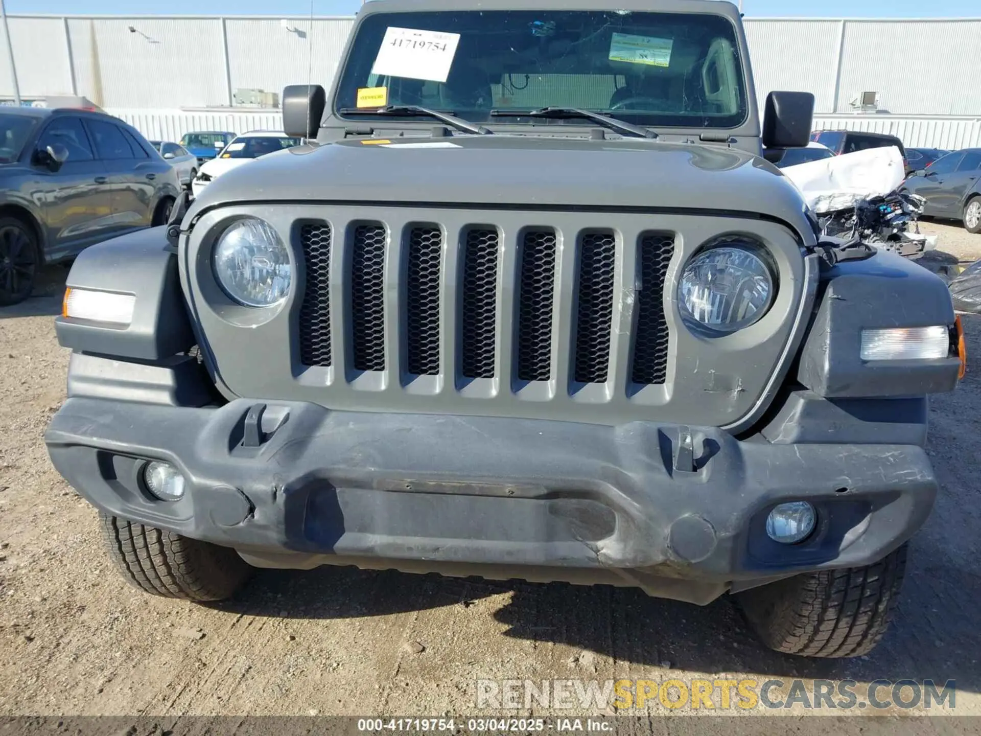 6 Photograph of a damaged car 1C4GJXAG4LW164787 JEEP WRANGLER 2020