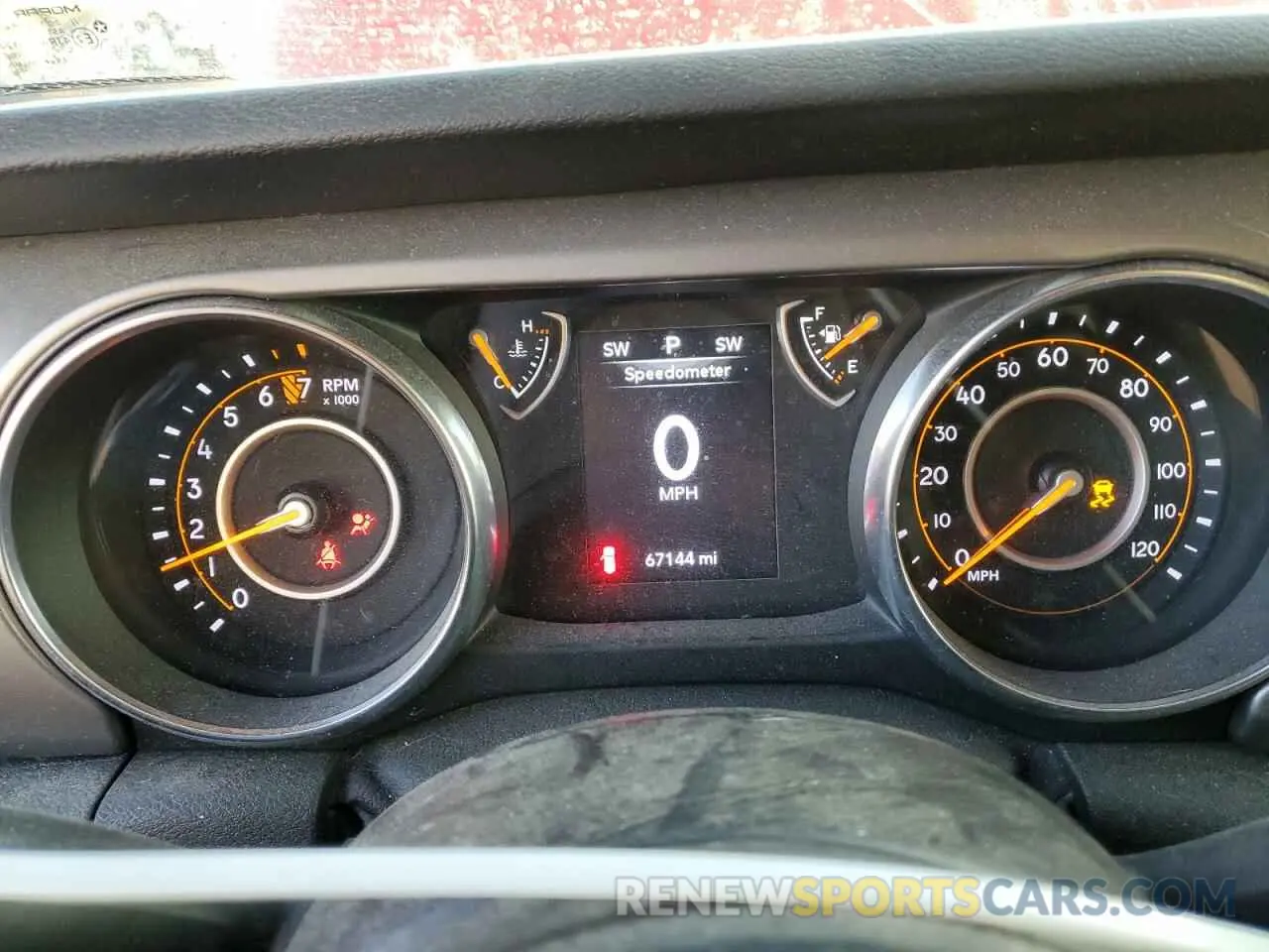 9 Фотография поврежденного автомобиля 1C4GJXAGXLW222918 JEEP WRANGLER 2020