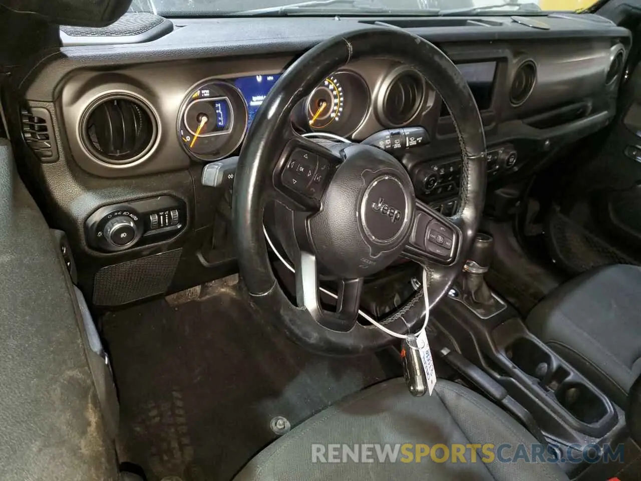 8 Фотография поврежденного автомобиля 1C4GJXAN0LW208914 JEEP WRANGLER 2020