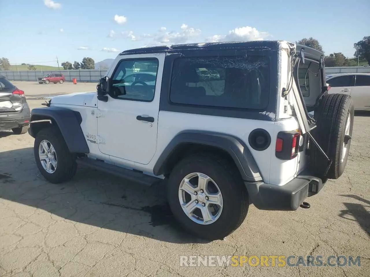 2 Фотография поврежденного автомобиля 1C4GJXAN1LW276039 JEEP WRANGLER 2020