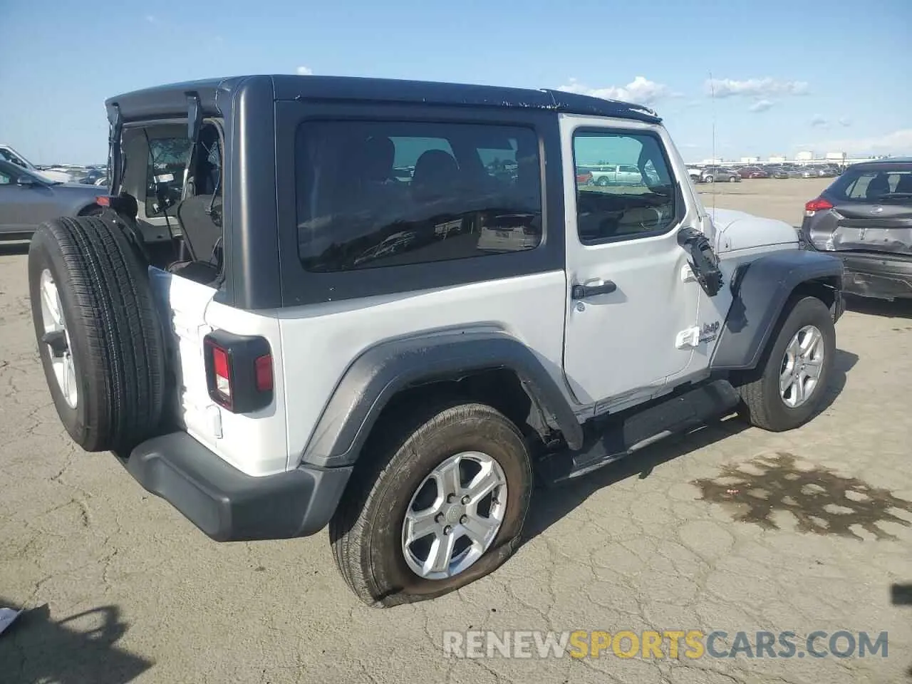 3 Фотография поврежденного автомобиля 1C4GJXAN1LW276039 JEEP WRANGLER 2020