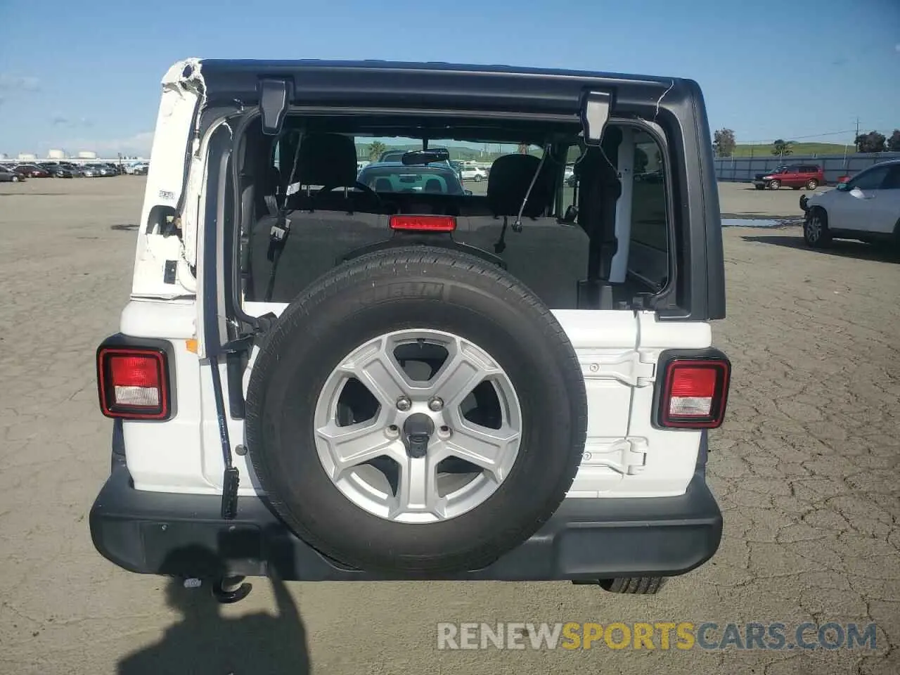 6 Фотография поврежденного автомобиля 1C4GJXAN1LW276039 JEEP WRANGLER 2020