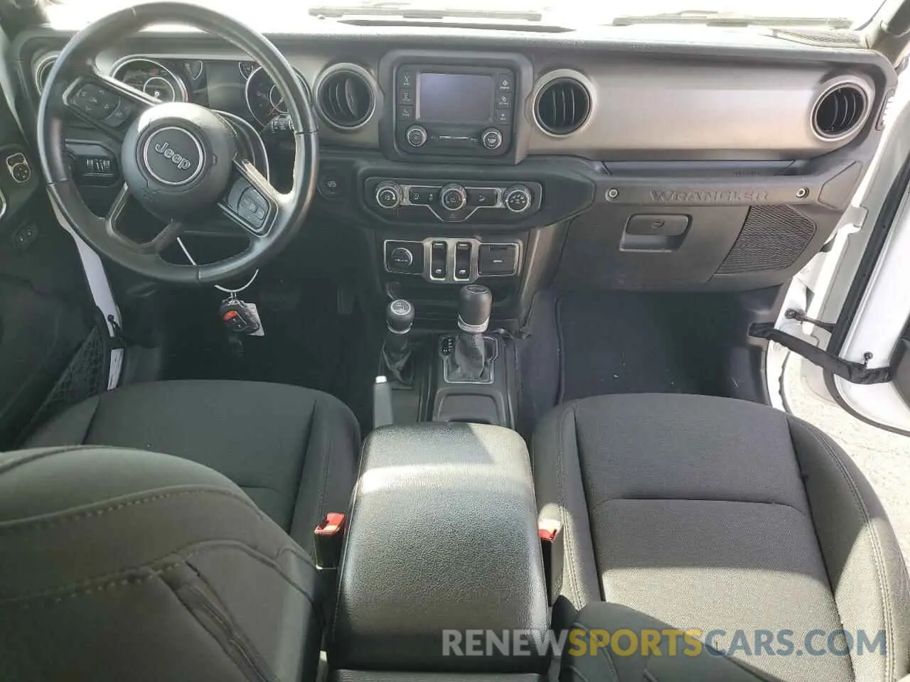 8 Фотография поврежденного автомобиля 1C4GJXAN1LW276039 JEEP WRANGLER 2020