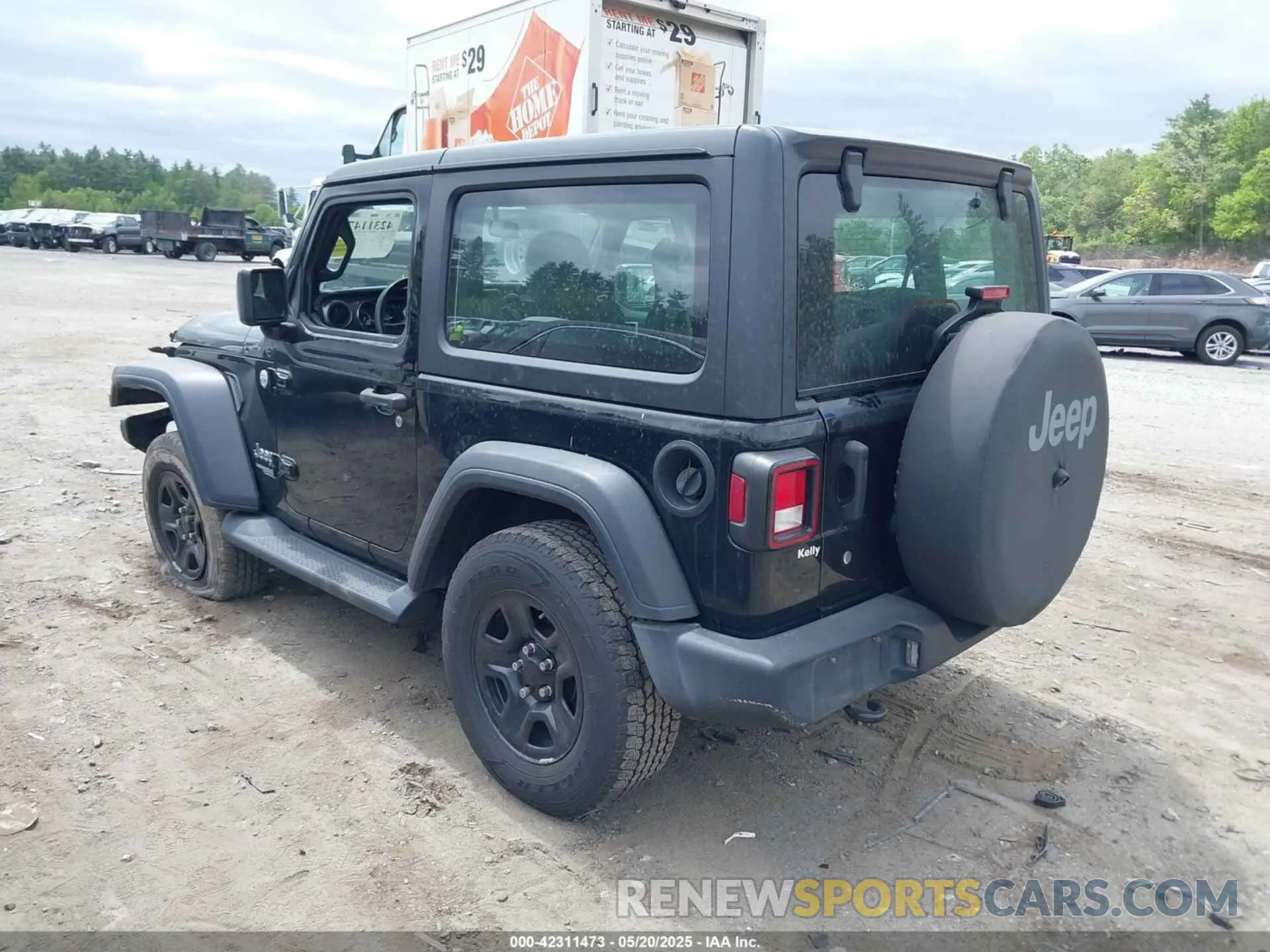 3 Фотография поврежденного автомобиля 1C4GJXAN3LW131357 JEEP WRANGLER 2020