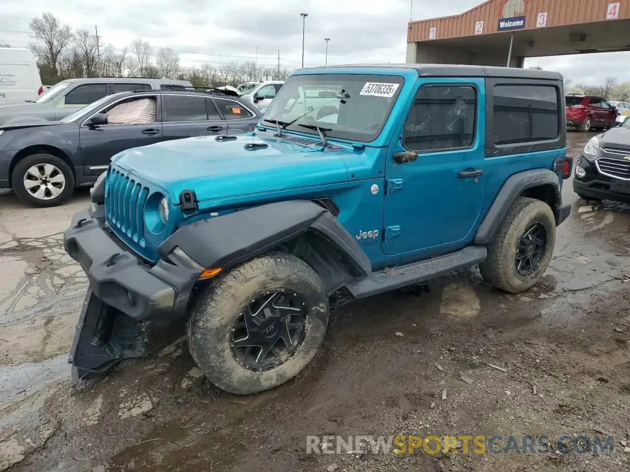 1 Фотография поврежденного автомобиля 1C4GJXAN3LW202881 JEEP WRANGLER 2020