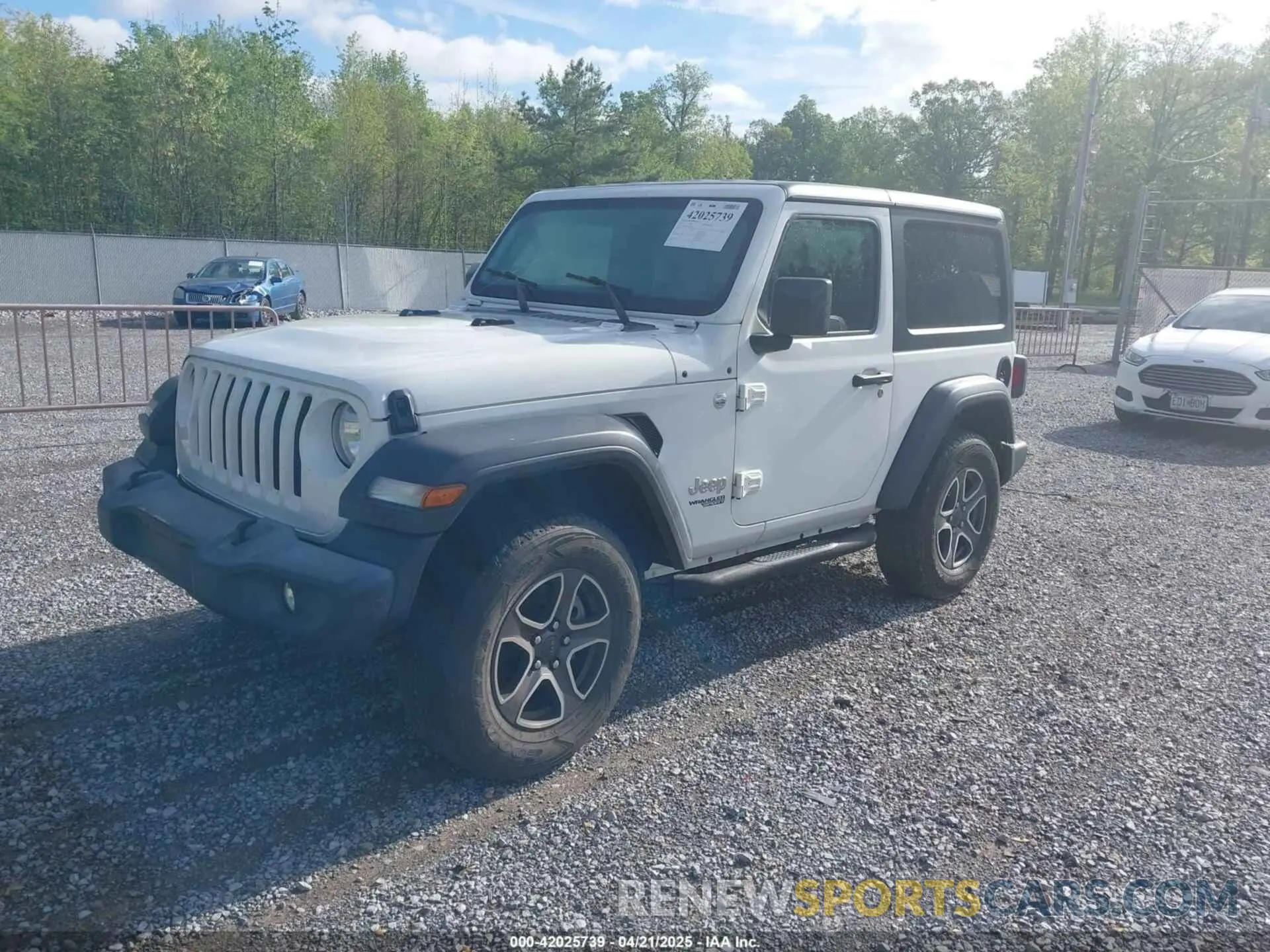 2 Photograph of a damaged car 1C4GJXAN3LW227196 JEEP WRANGLER 2020
