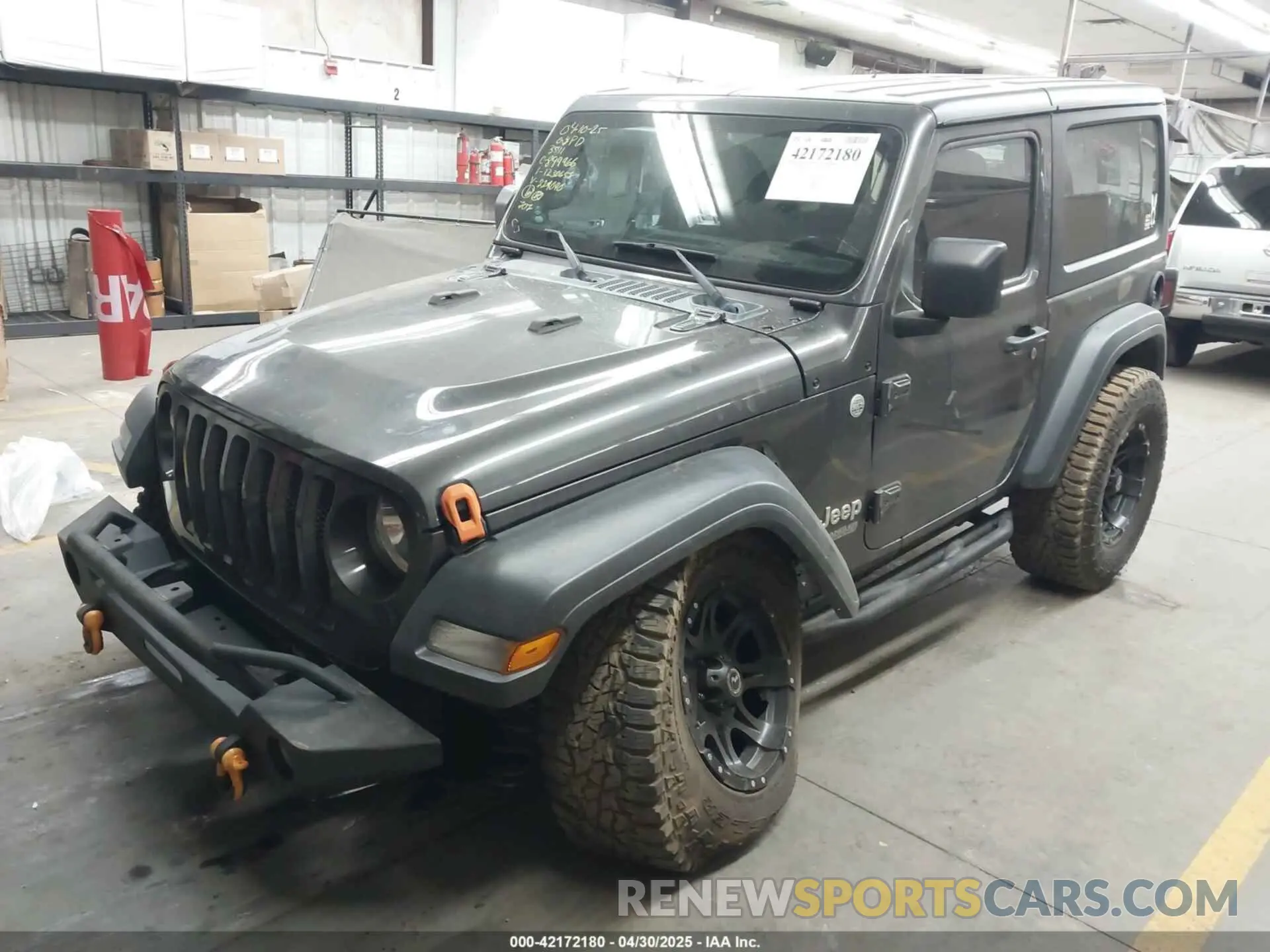 2 Photograph of a damaged car 1C4GJXAN4LW229040 JEEP WRANGLER 2020