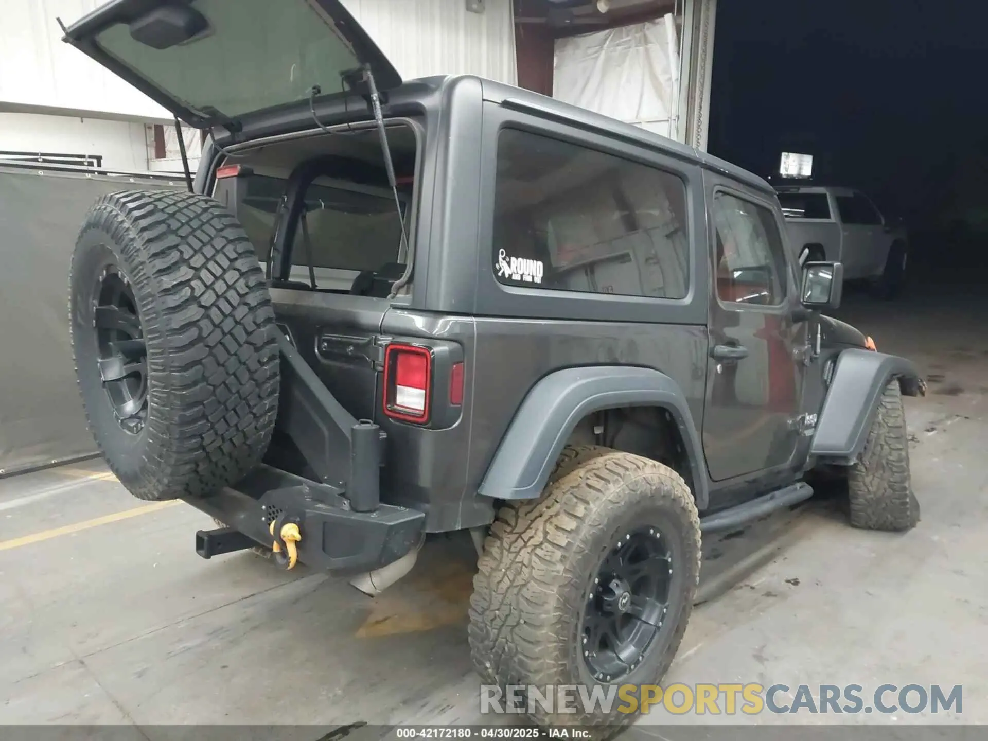4 Photograph of a damaged car 1C4GJXAN4LW229040 JEEP WRANGLER 2020