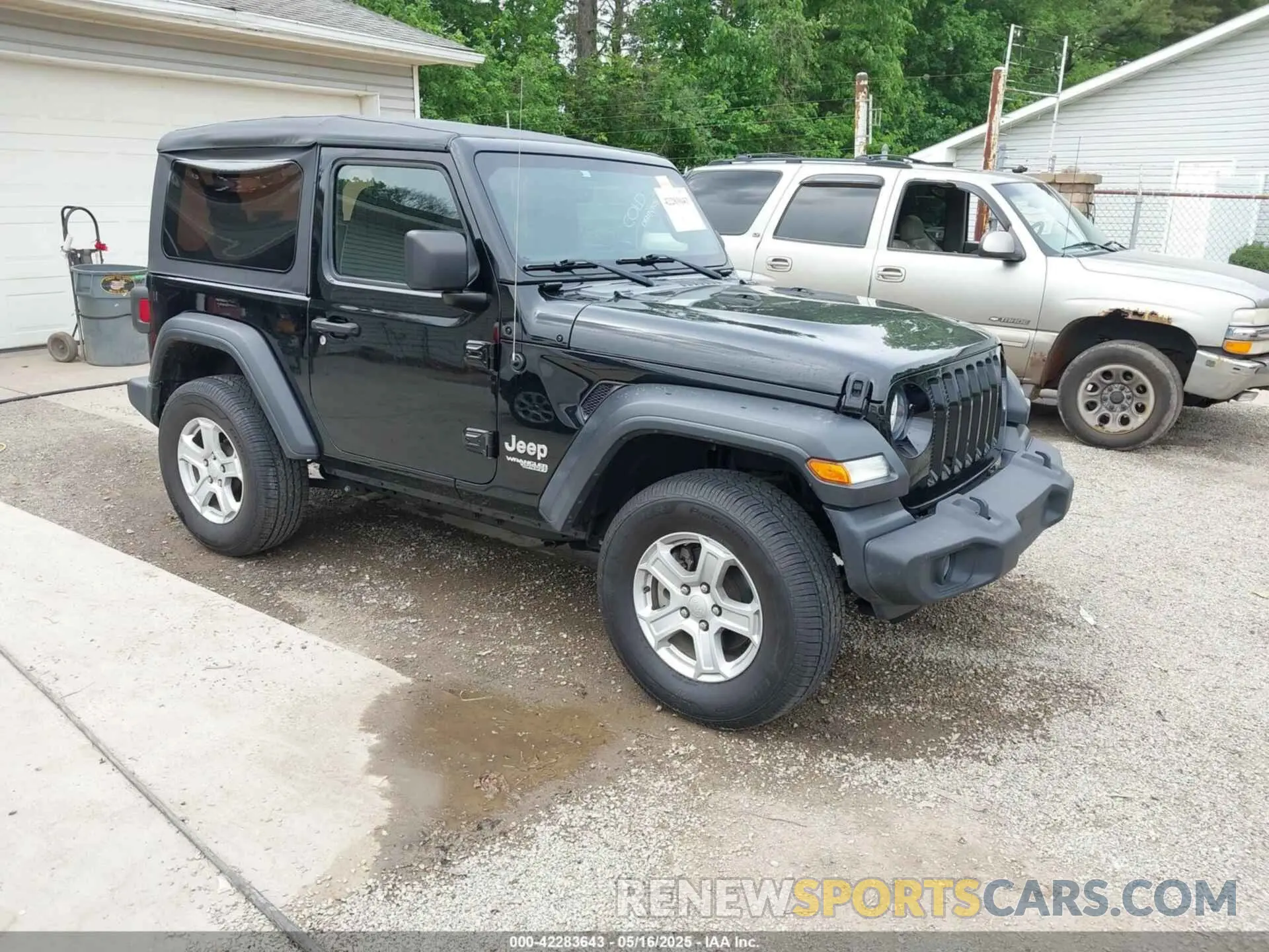 1 Photograph of a damaged car 1C4GJXAN6LW346800 JEEP WRANGLER 2020