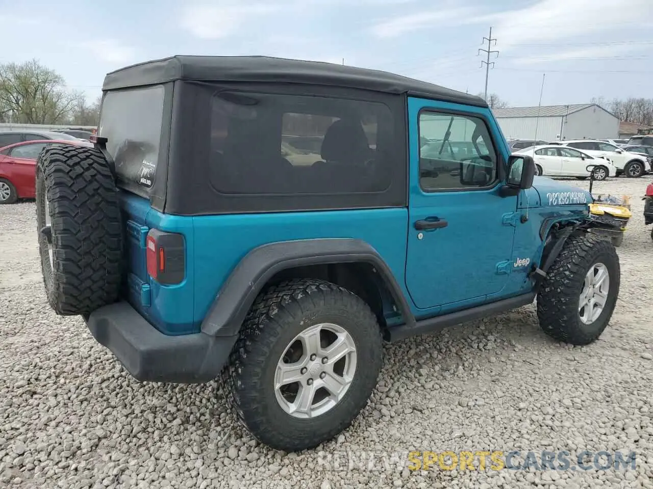 3 Photograph of a damaged car 1C4GJXAN9LW166548 JEEP WRANGLER 2020