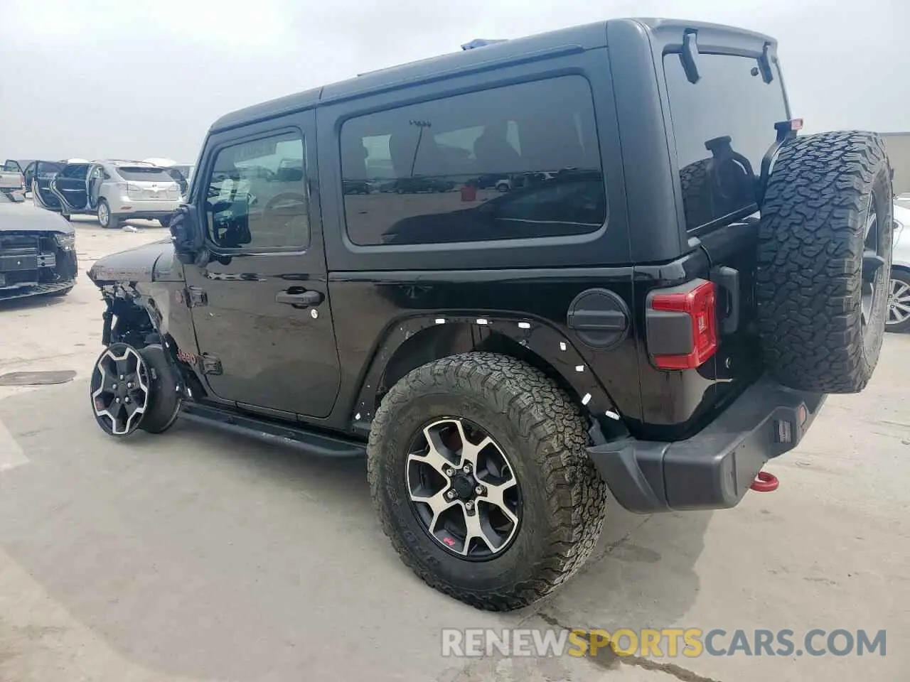 2 Photograph of a damaged car 1C4HJXCG3LW212460 JEEP WRANGLER 2020