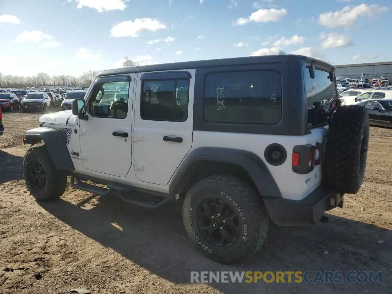 2 Photograph of a damaged car 1C4HJXDG0LW194823 JEEP WRANGLER 2020