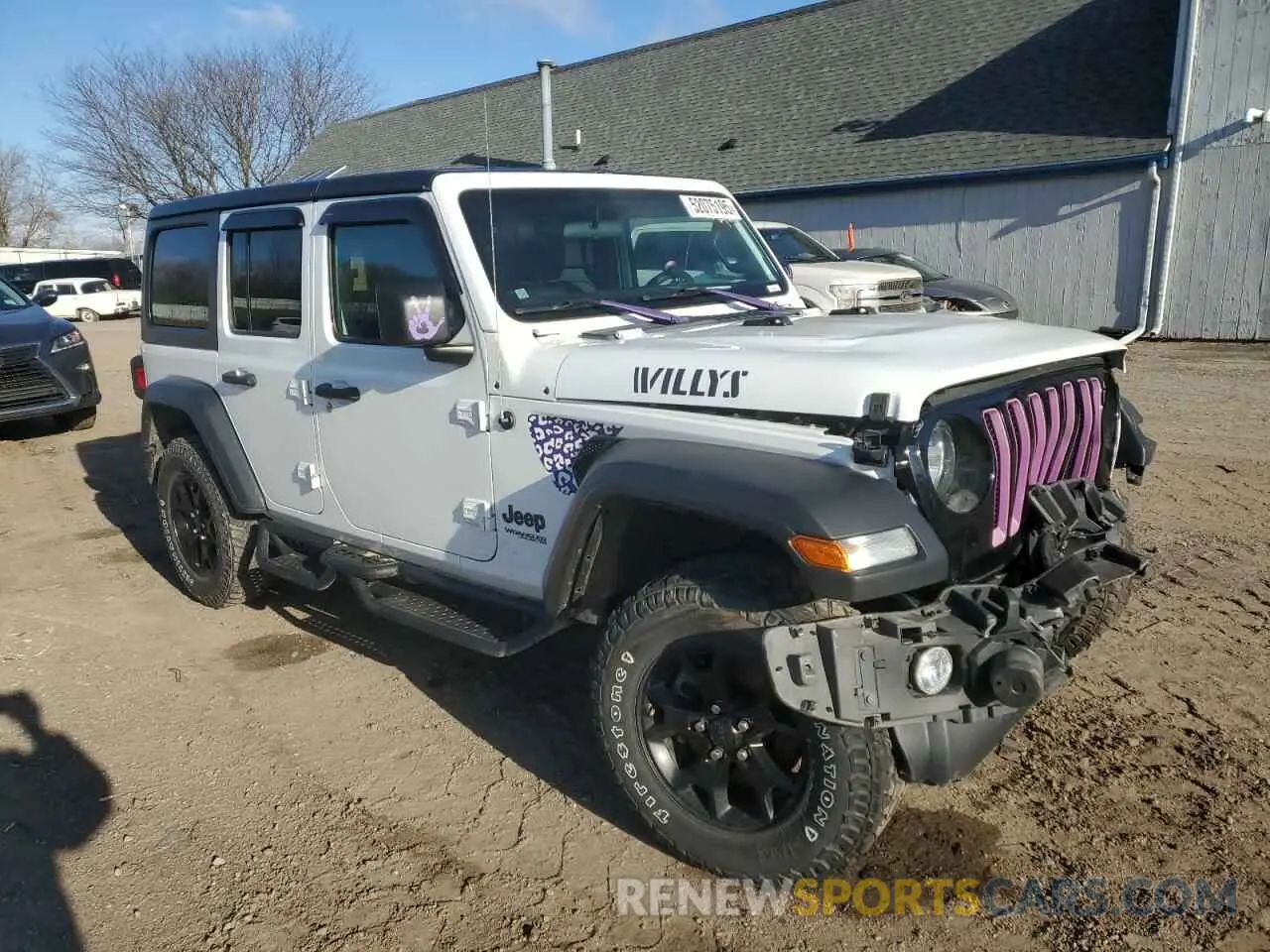 4 Photograph of a damaged car 1C4HJXDG0LW194823 JEEP WRANGLER 2020
