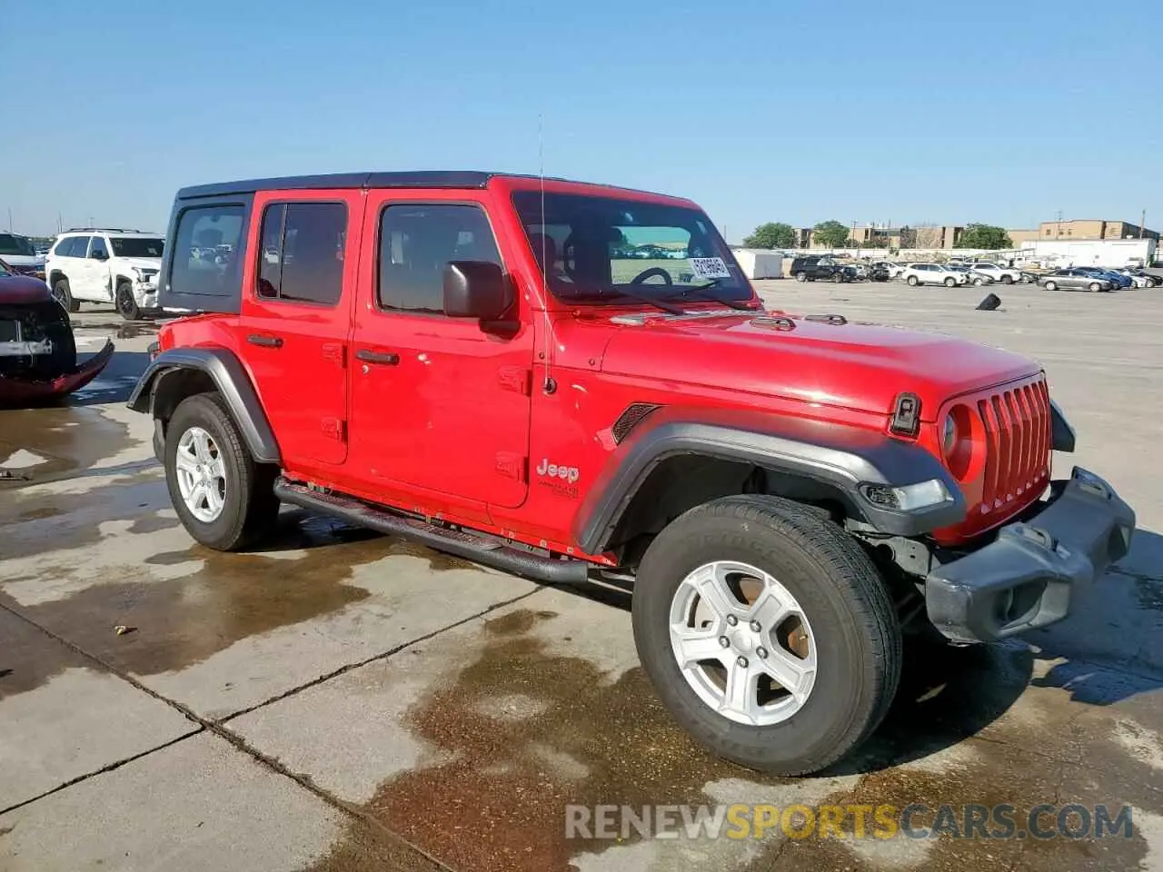 4 Photograph of a damaged car 1C4HJXDG1LW189503 JEEP WRANGLER 2020