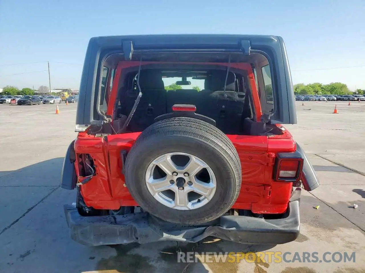 6 Photograph of a damaged car 1C4HJXDG1LW189503 JEEP WRANGLER 2020