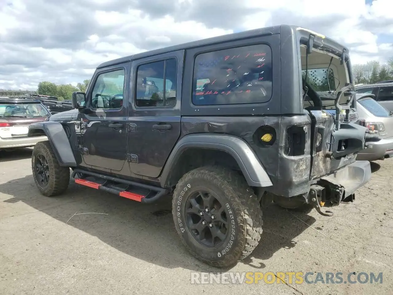2 Фотография поврежденного автомобиля 1C4HJXDG3LW224610 JEEP WRANGLER 2020
