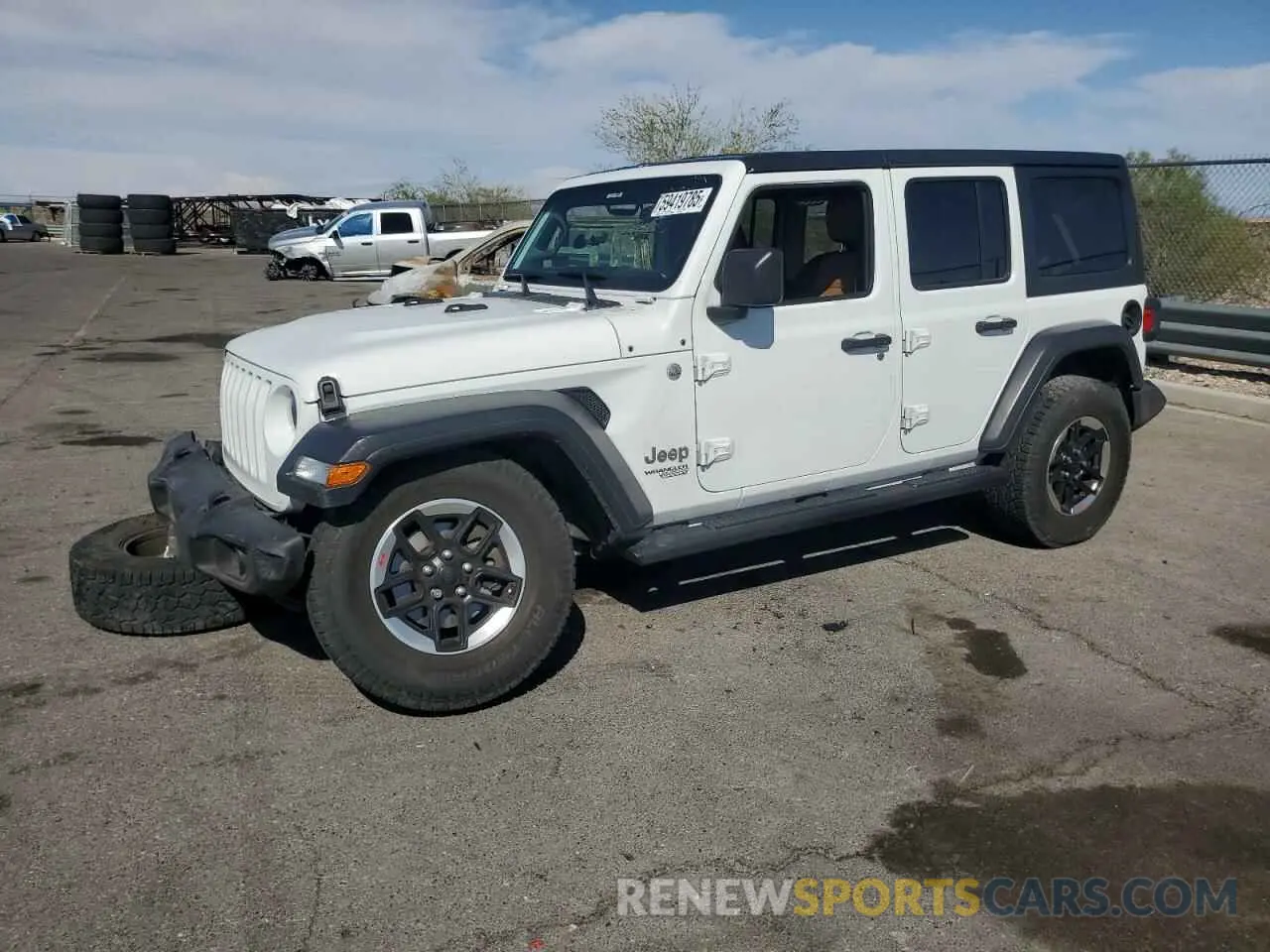 1 Фотография поврежденного автомобиля 1C4HJXDG4LW209887 JEEP WRANGLER 2020