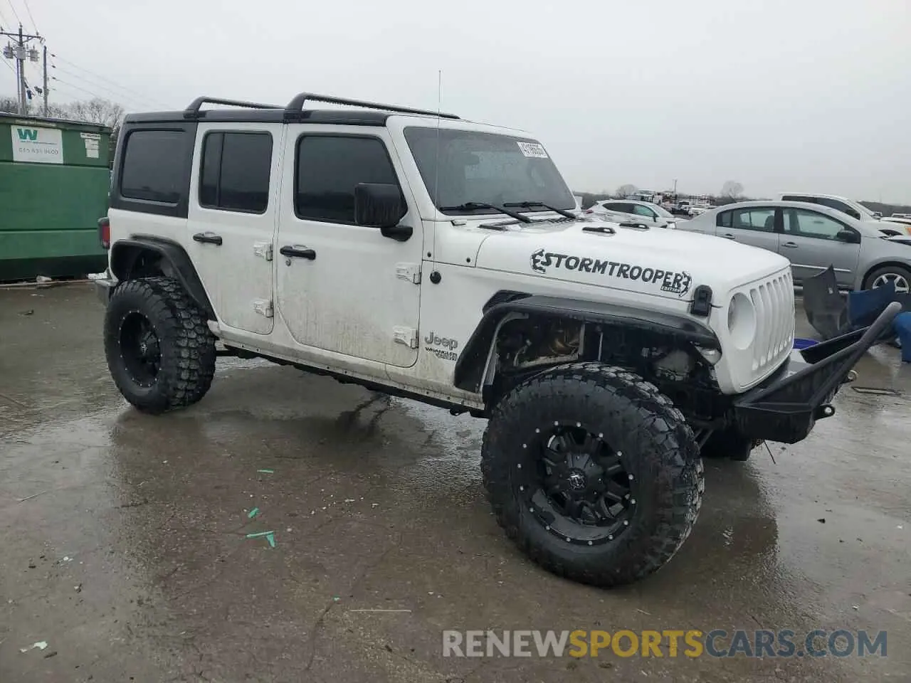 4 Photograph of a damaged car 1C4HJXDG4LW240492 JEEP WRANGLER 2020
