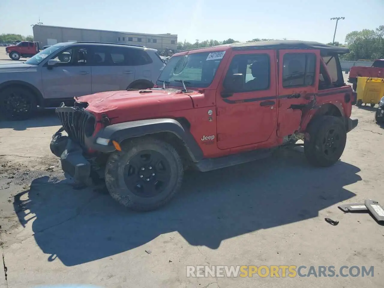 1 Фотография поврежденного автомобиля 1C4HJXDG6LW278287 JEEP WRANGLER 2020