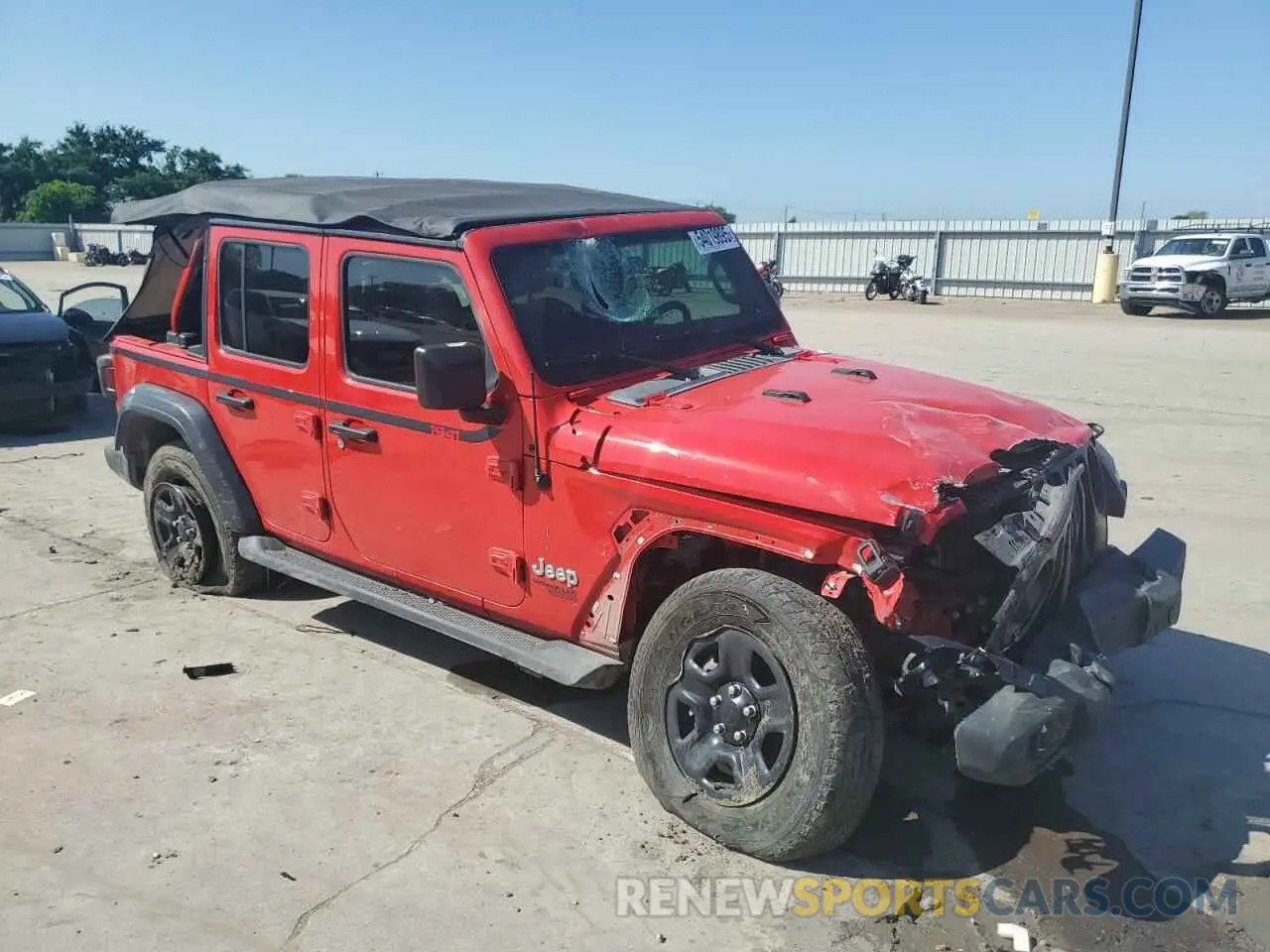 4 Фотография поврежденного автомобиля 1C4HJXDG6LW278287 JEEP WRANGLER 2020