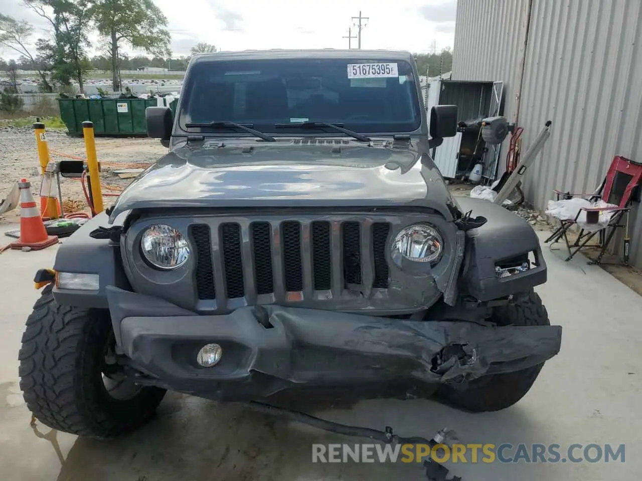 5 Photograph of a damaged car 1C4HJXDG6LW311546 JEEP WRANGLER 2020