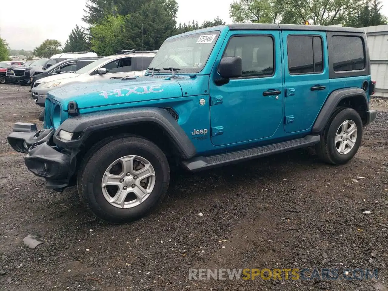 1 Фотография поврежденного автомобиля 1C4HJXDG8LW163366 JEEP WRANGLER 2020