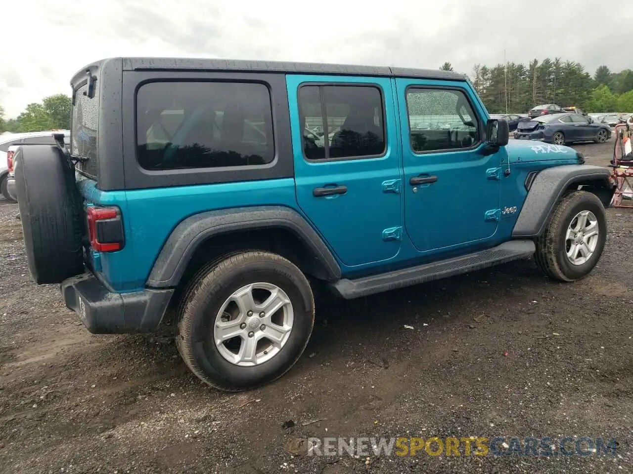 3 Фотография поврежденного автомобиля 1C4HJXDG8LW163366 JEEP WRANGLER 2020