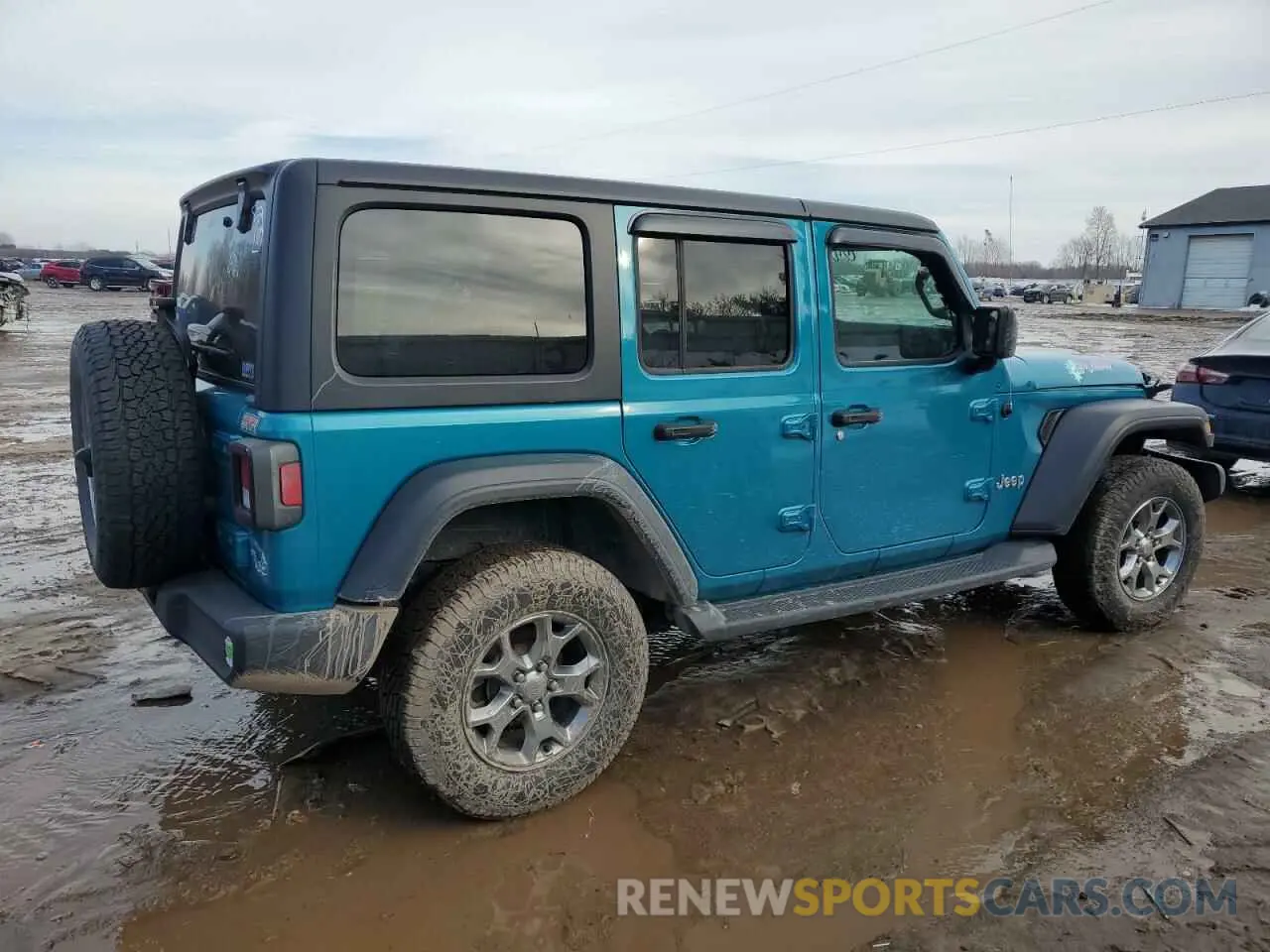 3 Photograph of a damaged car 1C4HJXDG8LW205440 JEEP WRANGLER 2020