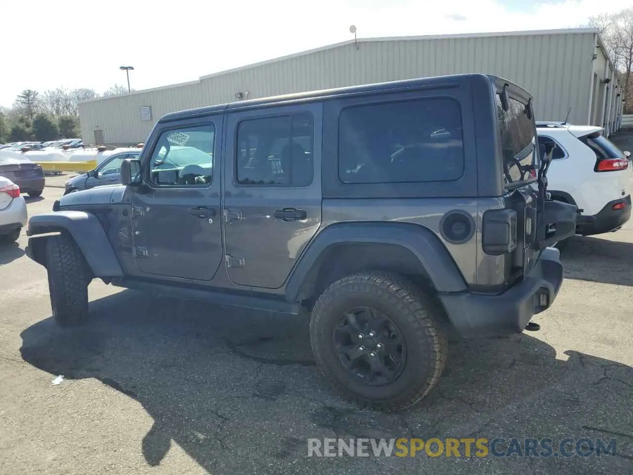 2 Photograph of a damaged car 1C4HJXDG8LW242701 JEEP WRANGLER 2020