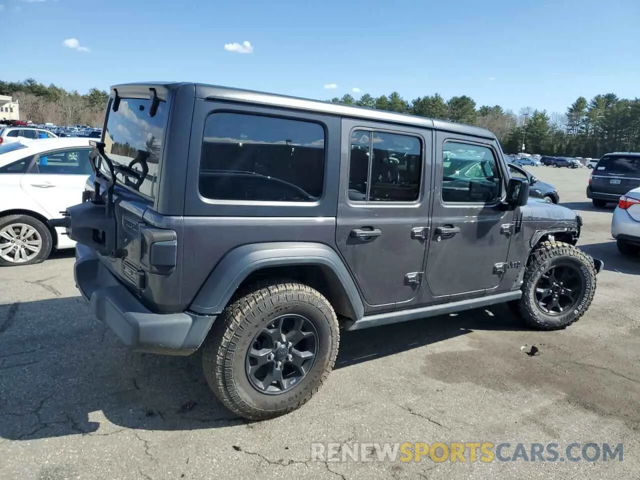 3 Photograph of a damaged car 1C4HJXDG8LW242701 JEEP WRANGLER 2020
