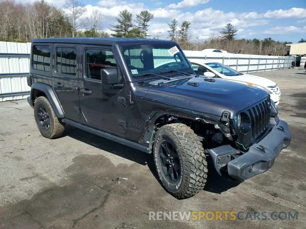 4 Photograph of a damaged car 1C4HJXDG8LW242701 JEEP WRANGLER 2020