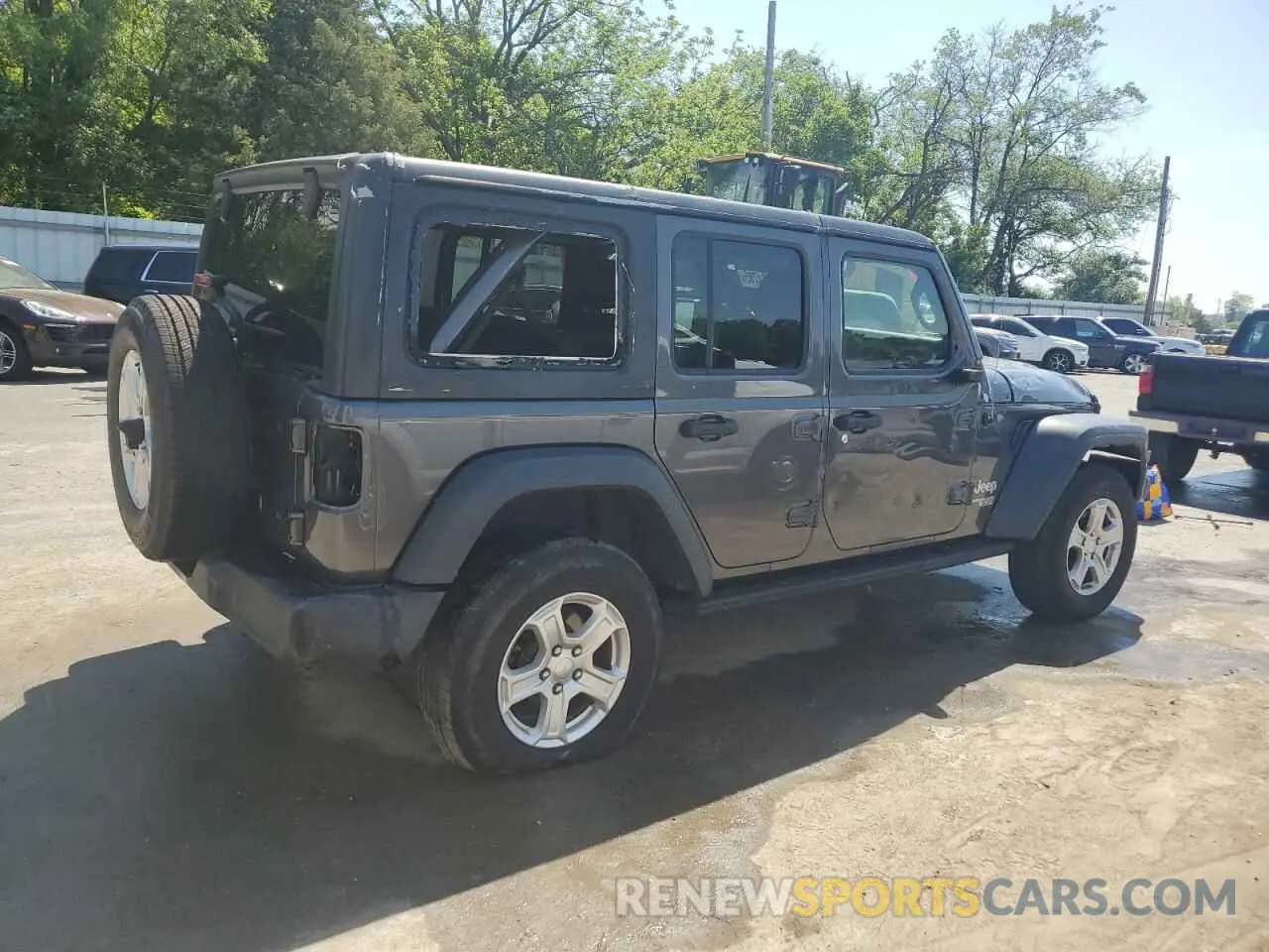 3 Фотография поврежденного автомобиля 1C4HJXDGXLW221705 JEEP WRANGLER 2020