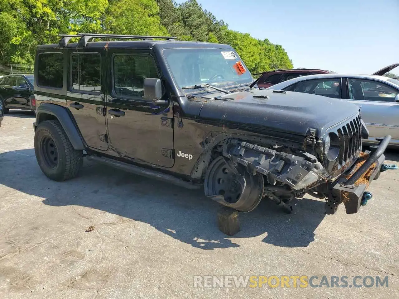 4 Photograph of a damaged car 1C4HJXDN0LW115231 JEEP WRANGLER 2020