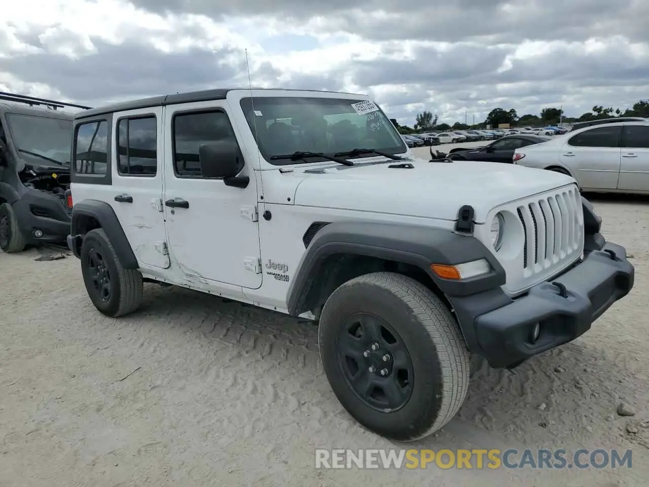 4 Photograph of a damaged car 1C4HJXDN0LW128416 JEEP WRANGLER 2020