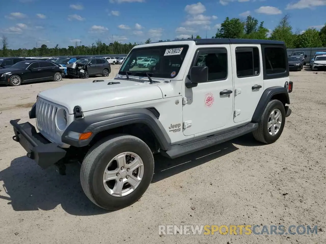 1 Фотография поврежденного автомобиля 1C4HJXDN0LW226619 JEEP WRANGLER 2020