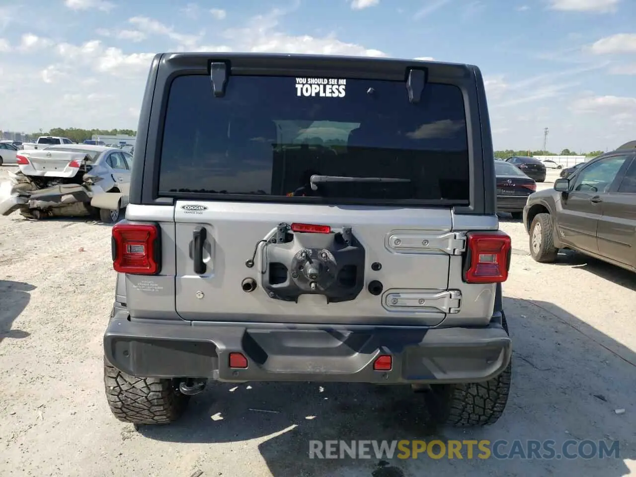 6 Photograph of a damaged car 1C4HJXDN0LW284990 JEEP WRANGLER 2020
