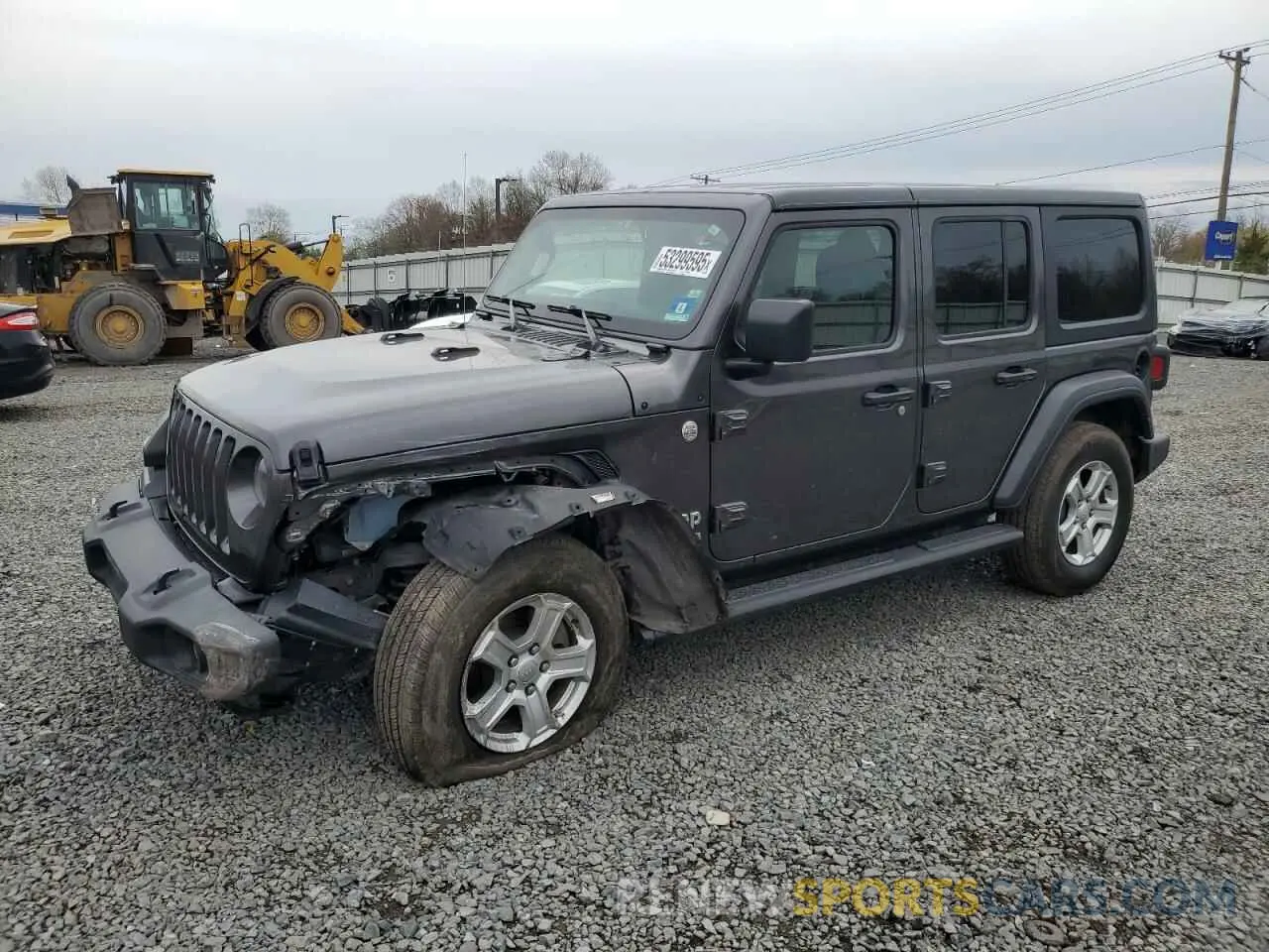 1 Photograph of a damaged car 1C4HJXDN1LW139683 JEEP WRANGLER 2020