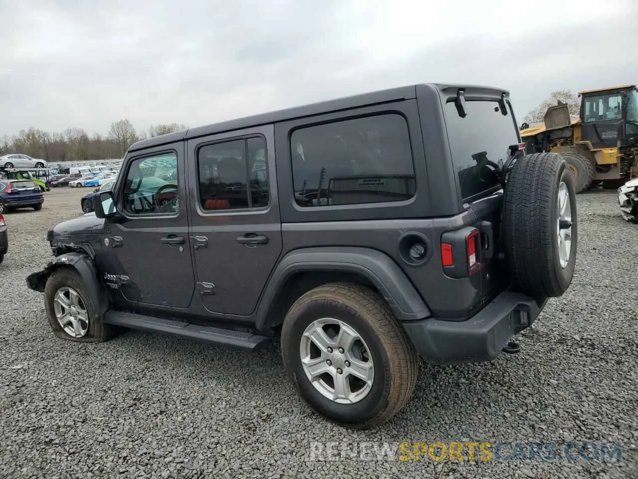 2 Photograph of a damaged car 1C4HJXDN1LW139683 JEEP WRANGLER 2020