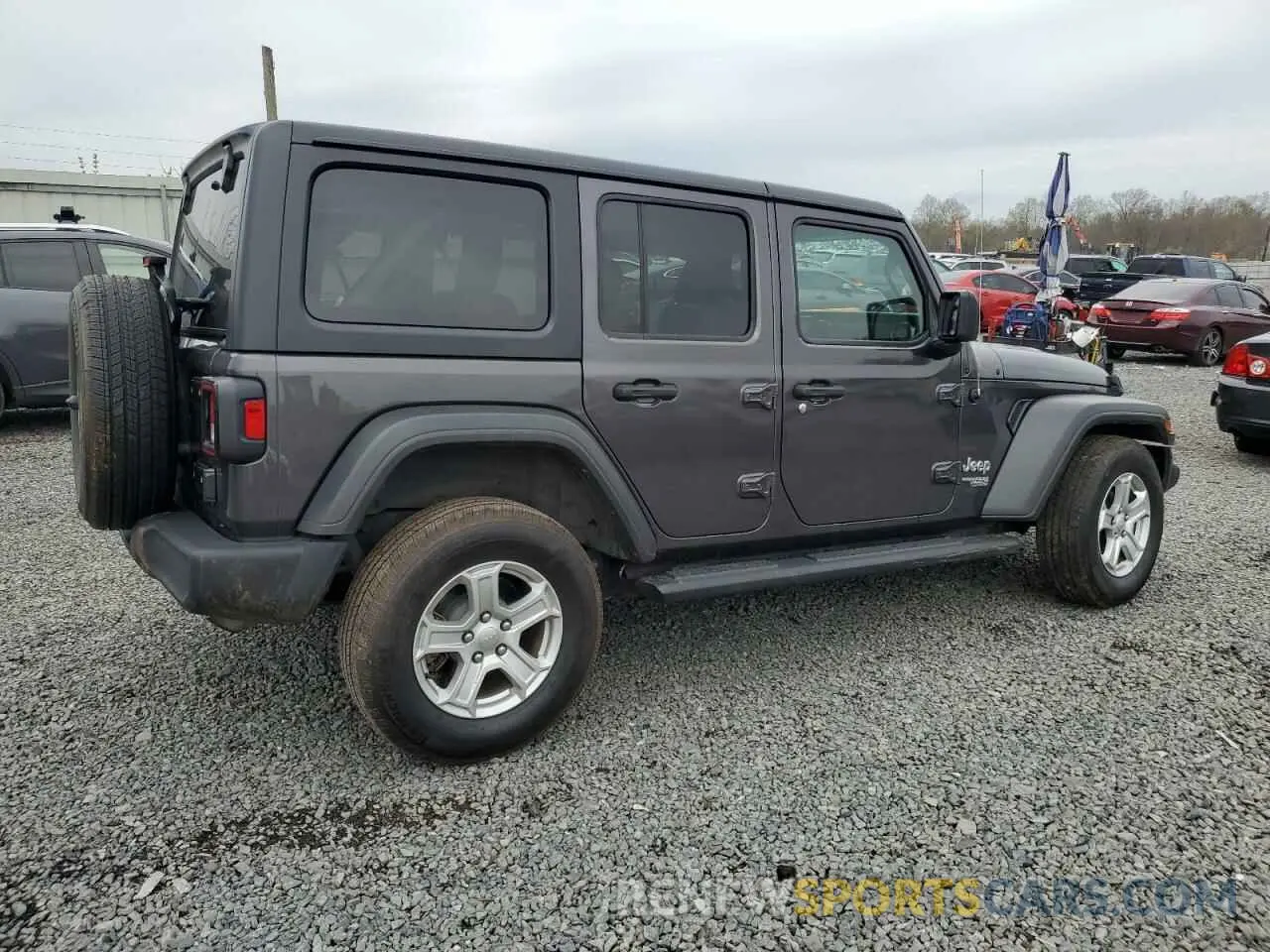 3 Photograph of a damaged car 1C4HJXDN1LW139683 JEEP WRANGLER 2020