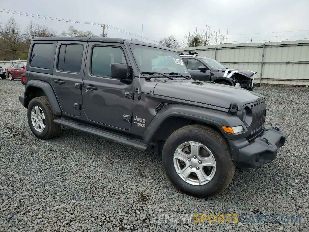 4 Photograph of a damaged car 1C4HJXDN1LW139683 JEEP WRANGLER 2020