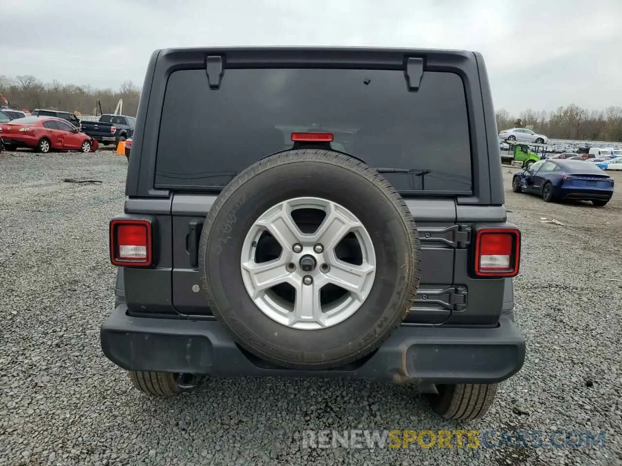 6 Photograph of a damaged car 1C4HJXDN1LW139683 JEEP WRANGLER 2020