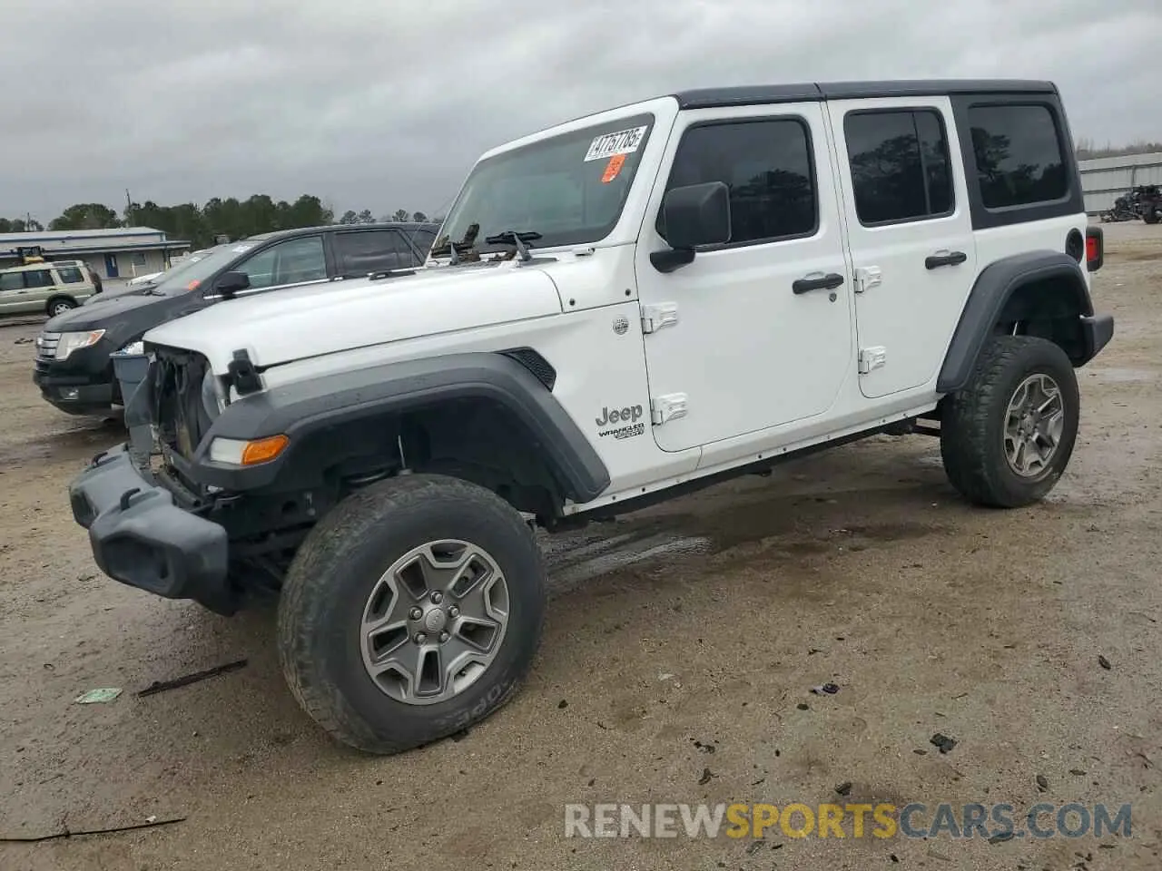 1 Photograph of a damaged car 1C4HJXDN1LW183246 JEEP WRANGLER 2020