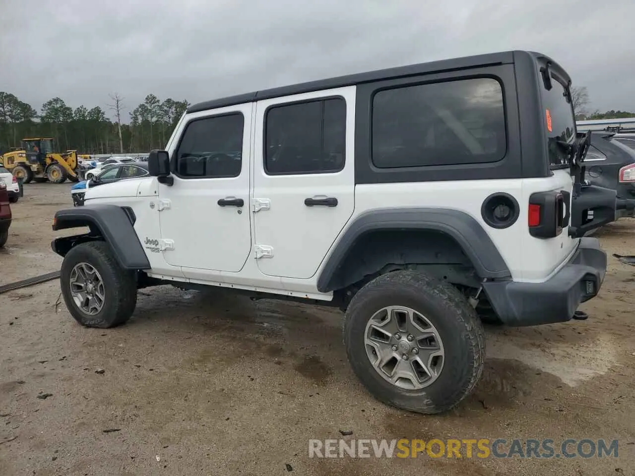 2 Photograph of a damaged car 1C4HJXDN1LW183246 JEEP WRANGLER 2020
