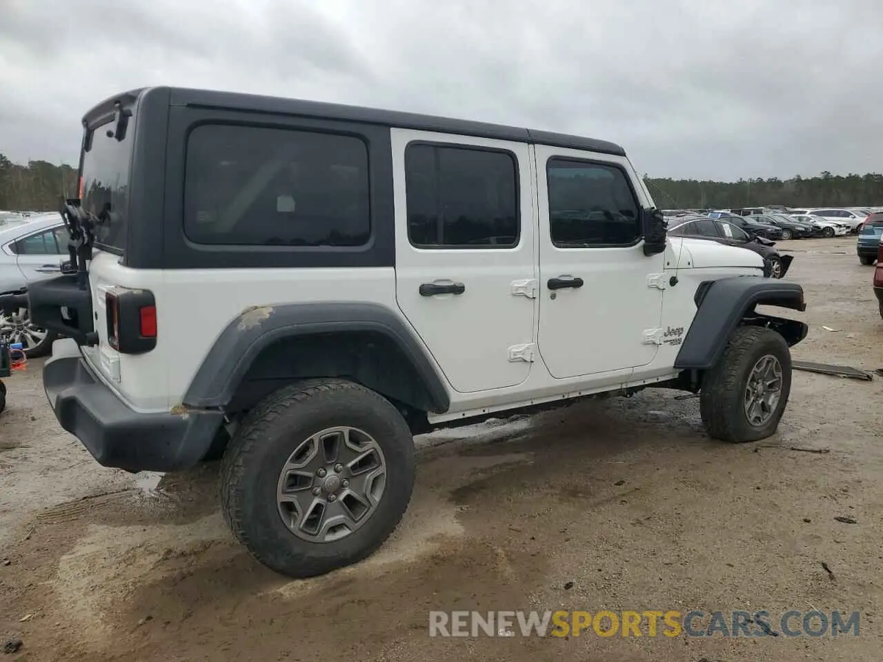 3 Photograph of a damaged car 1C4HJXDN1LW183246 JEEP WRANGLER 2020