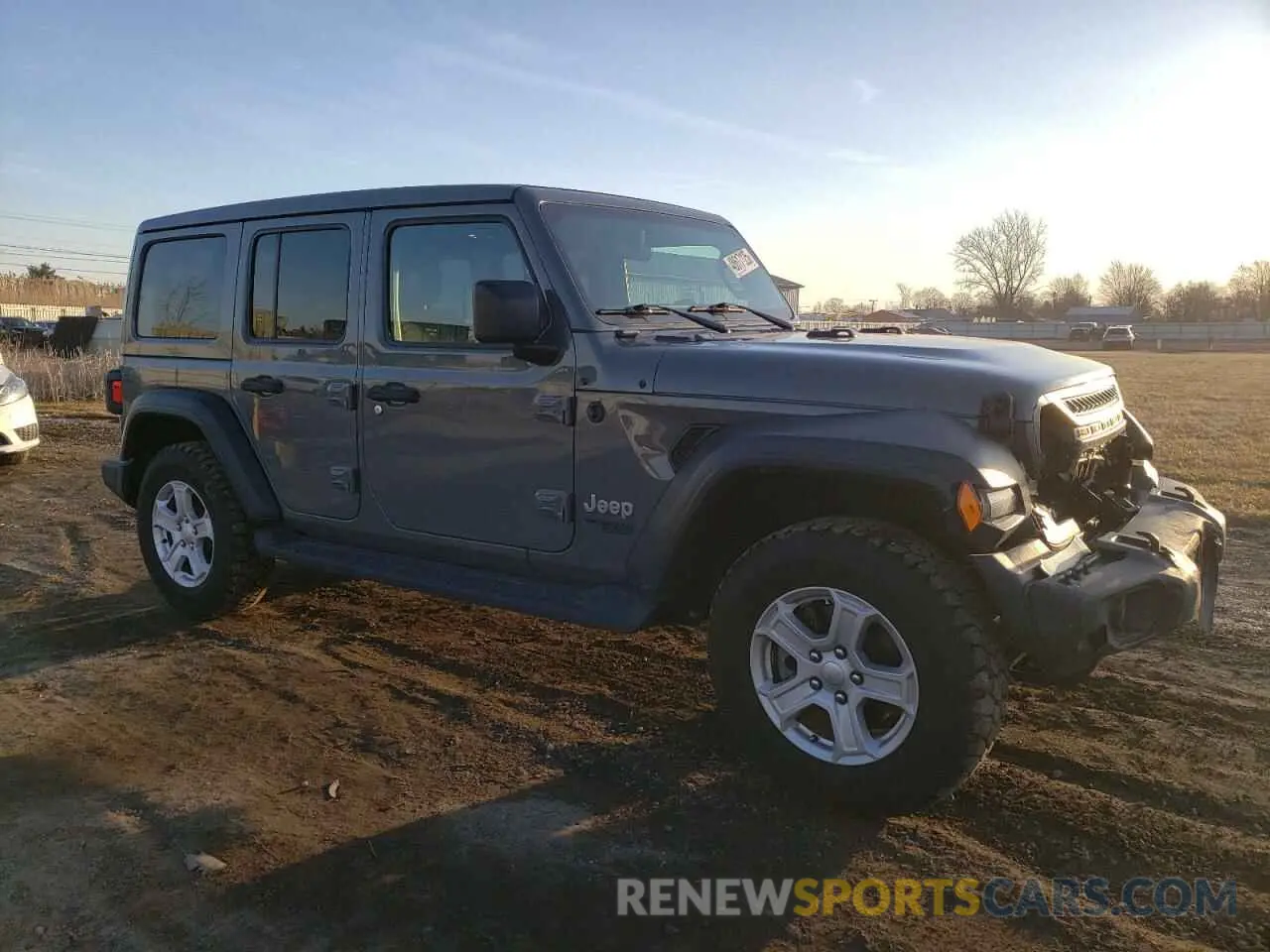 4 Photograph of a damaged car 1C4HJXDN1LW286974 JEEP WRANGLER 2020