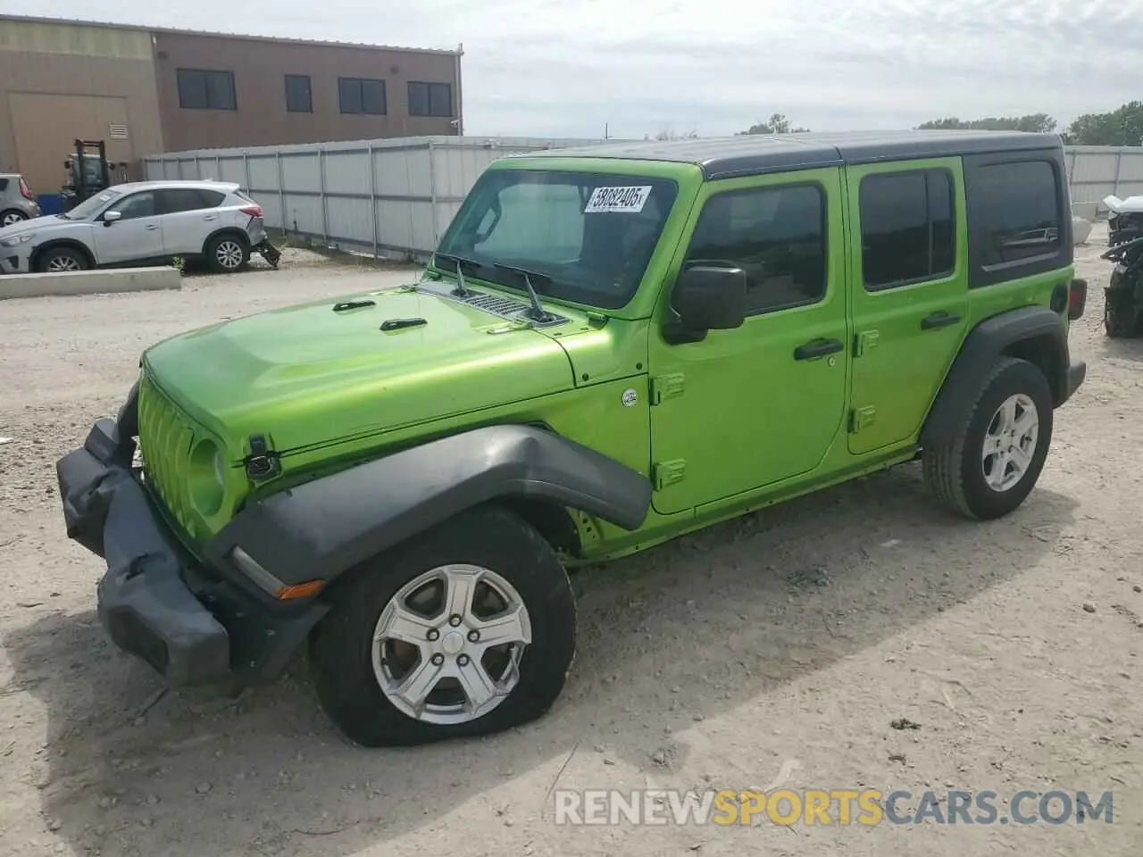 1 Photograph of a damaged car 1C4HJXDN2LW113951 JEEP WRANGLER 2020