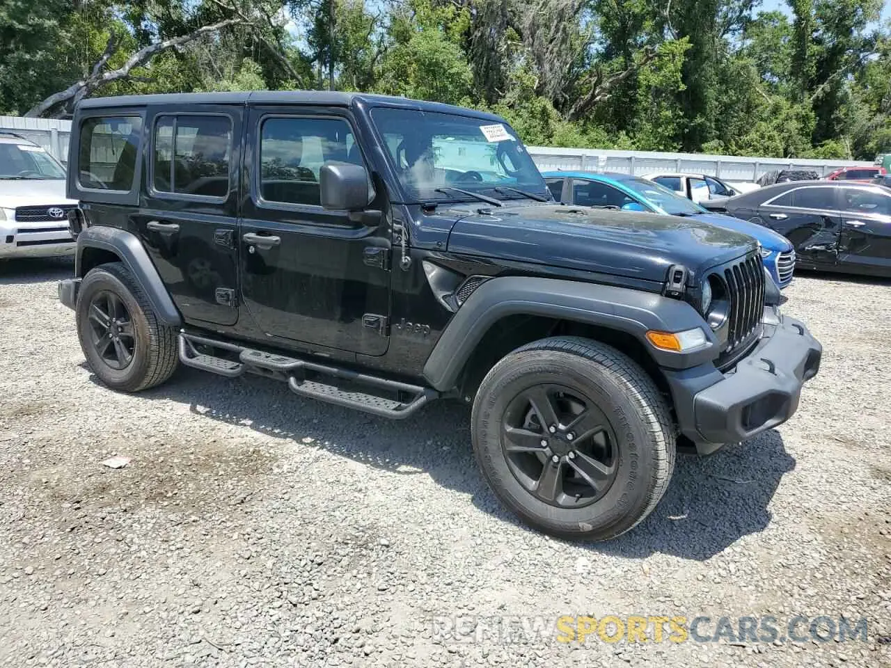 4 Photograph of a damaged car 1C4HJXDN2LW285896 JEEP WRANGLER 2020