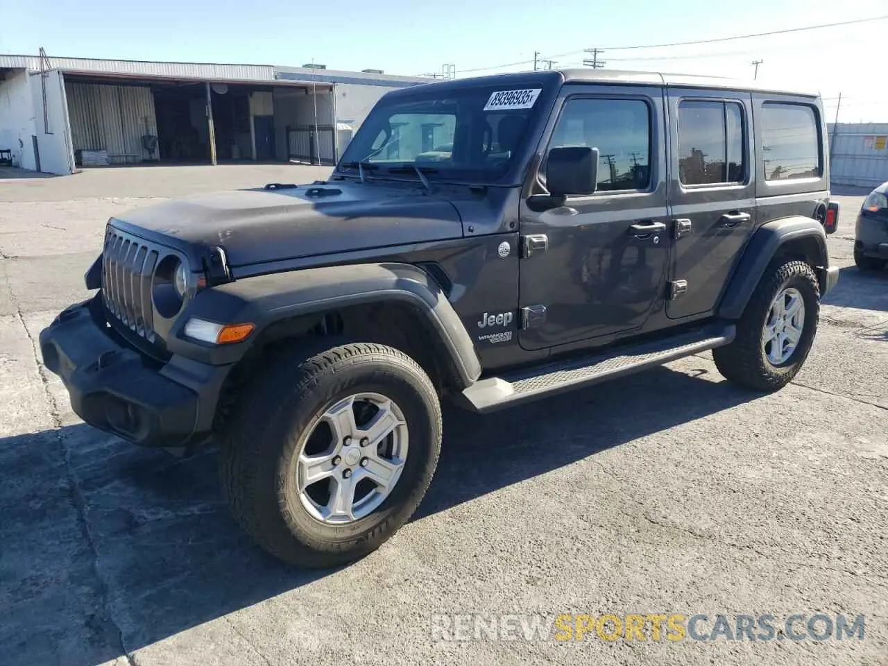 1 Photograph of a damaged car 1C4HJXDN3LW258996 JEEP WRANGLER 2020